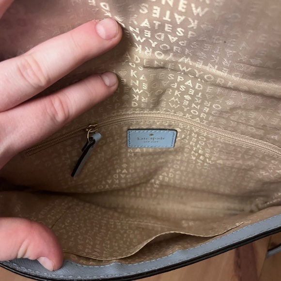 Great Condition Light Blue Kate Spade Crossbody - Picture 5 of 6